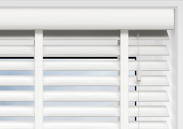 Ecowood Deluxe, Soft White Fine Grain - Motorised Venetian Blind - Image 8